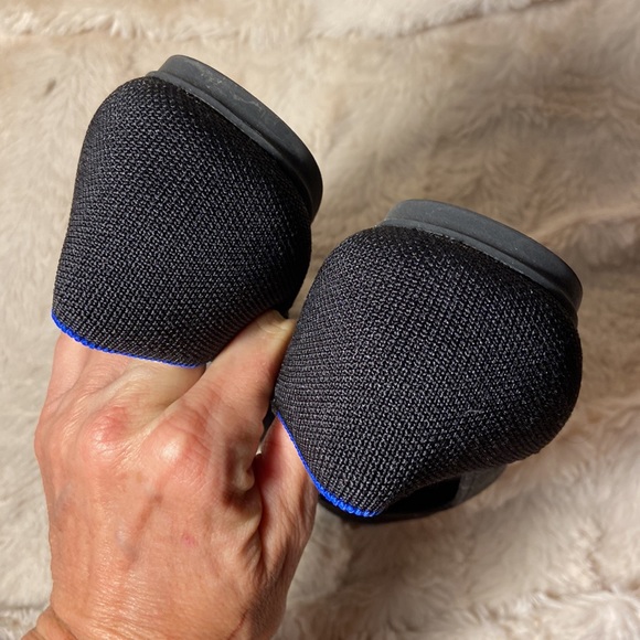 Like new Rothy's The Square Solid Black Blue Halo - Picture 5 of 11